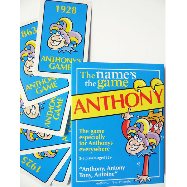 Anthony's Game - the game for people named Anthony, Ant or Tony - GoForItGames-USA
