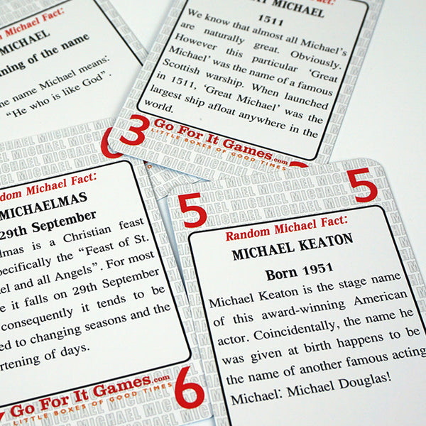 Michael's Game - GoForItGames-USA